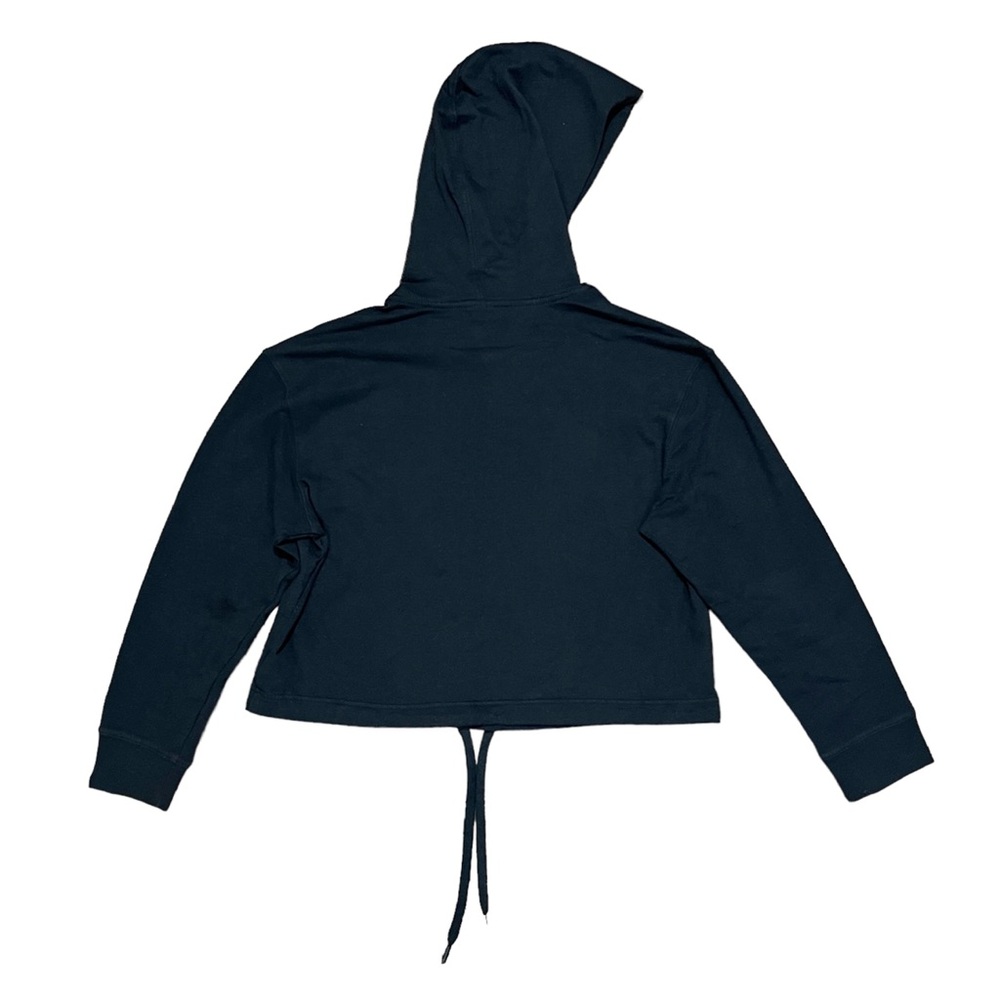 SOLD- Calvin Klein Cropped Black Hoodie Logo Size Small - Picture 4 of 10